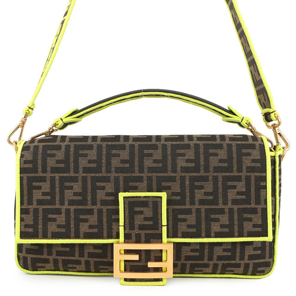 フェンディ ハンドバッグ ズッカ マンマバケット ラージ 8BR771 FENDI バッグ 2wayショルダーバッグ