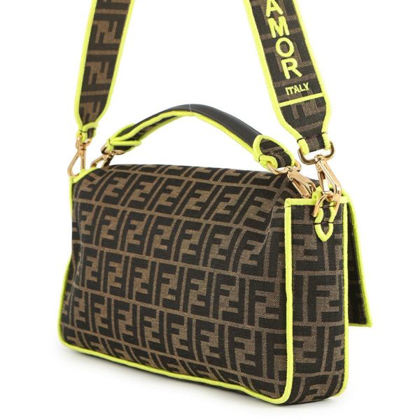 フェンディ ハンドバッグ ズッカ マンマバケット ラージ 8BR771 FENDI バッグ 2wayショルダーバッグ