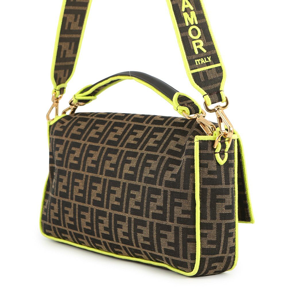 フェンディ ハンドバッグ ズッカ マンマバケット ラージ 8BR771 FENDI バッグ 2wayショルダーバッグ