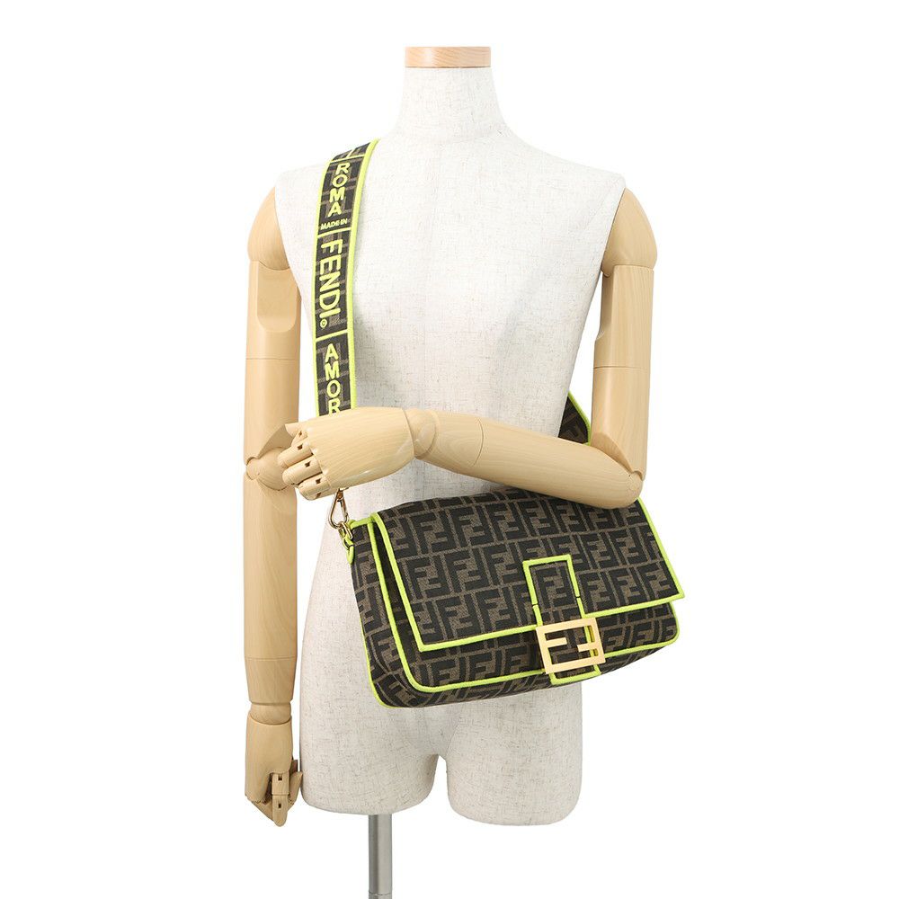 フェンディ ハンドバッグ ズッカ マンマバケット ラージ 8BR771 FENDI バッグ 2wayショルダーバッグ