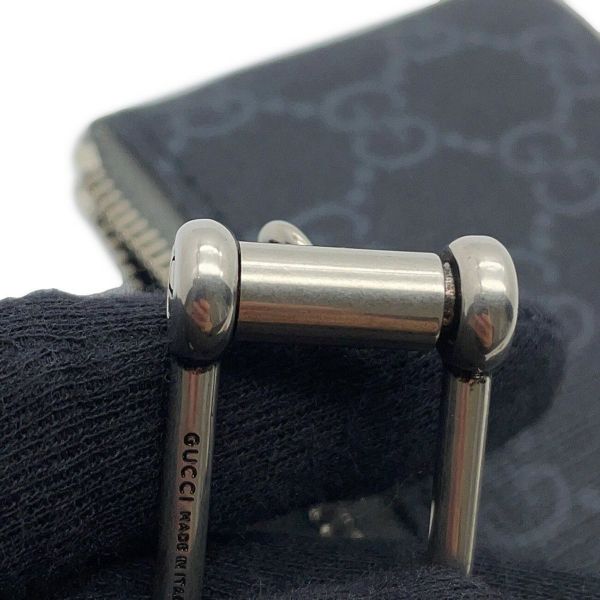 グッチ キーケース キーポーチ グレー トリム GGスプリーム/レザー 820666 GUCCI 財布 黒