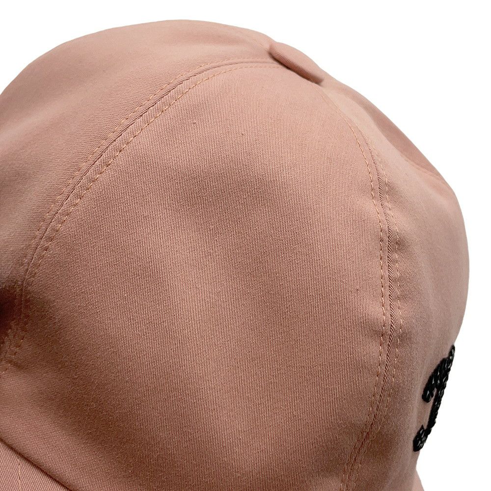 シャネル キャップ ココマーク スパンコール ベースボールキャップ コットン AA9698 CHANEL 帽子
