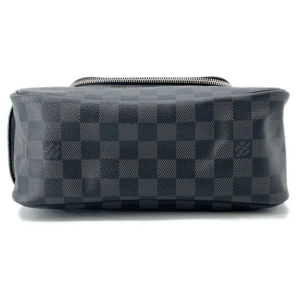 ルイヴィトン ポーチ ダミエ・グラフィット トワレ・ポーチ N47625 LOUIS VUITTON ヴィトン バッグ ブラック 黒 ノワール