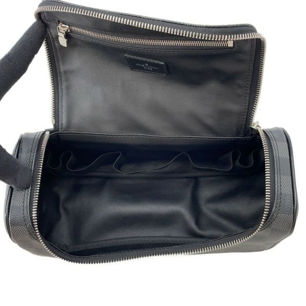 ルイヴィトン ポーチ ダミエ・グラフィット トワレ・ポーチ N47625 LOUIS VUITTON ヴィトン バッグ ブラック 黒 ノワール