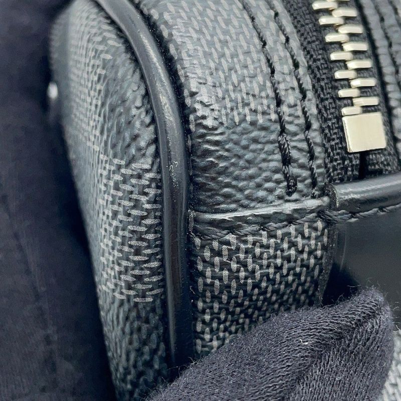 ルイヴィトン ポーチ ダミエ・グラフィット トワレ・ポーチ N47625 LOUIS VUITTON ヴィトン バッグ ブラック 黒 ノワール