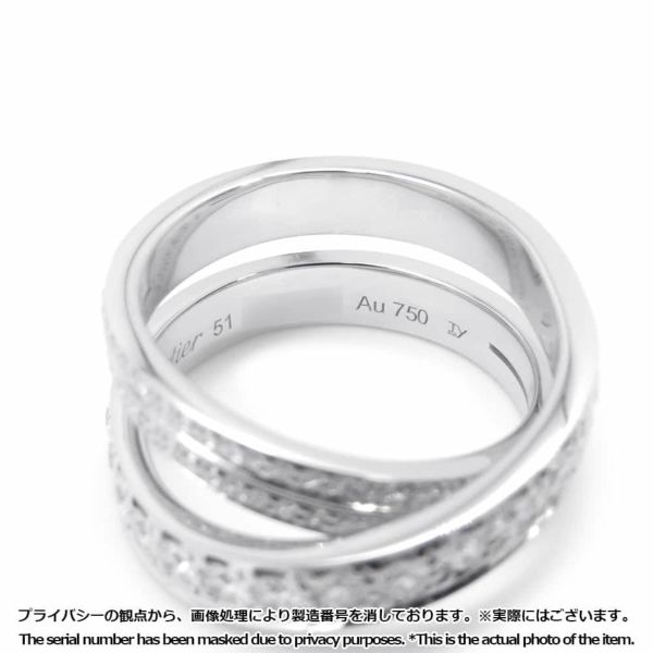 カルティエ リング エタンセル ドゥ カルティエ リング ダイヤモンド 81P 約0.66ct K18WG サイズ51 N4243000 指輪