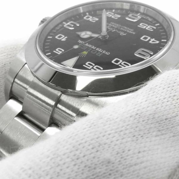 ロレックス エアキング ランダムシリアル ルーレット 116900 ROLEX 腕時計 黒文字盤