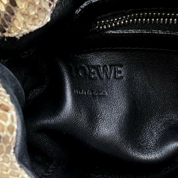 ロエベ ショルダーバッグ フラメンコ パイソン LOEWE バッグ