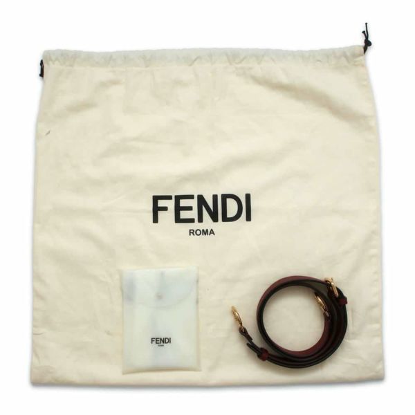 フェンディ ハンドバッグ ピーカブー キャンバス クロコダイル レギュラー 8BN2903 FENDI 2wayショルダーバッグ