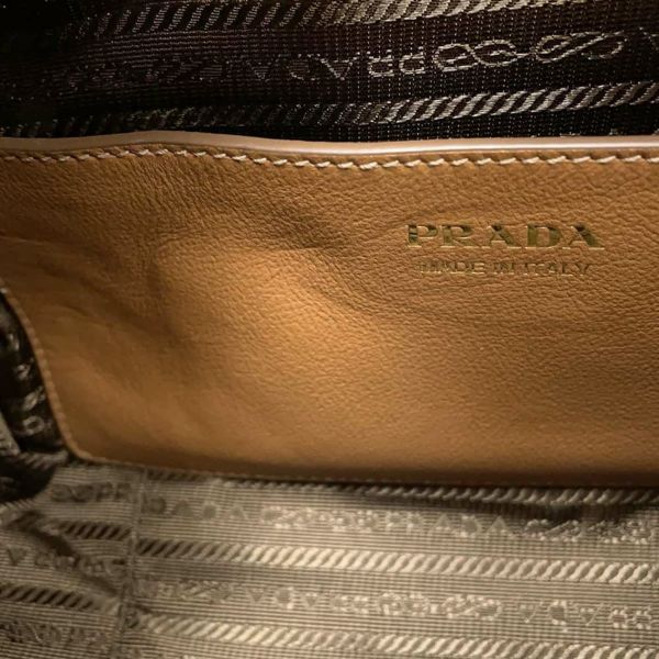 プラダ ハンドバッグ プラダ ダーリン レザー 1BA451 PRADA 2wayショルダーバッグ ブラウン