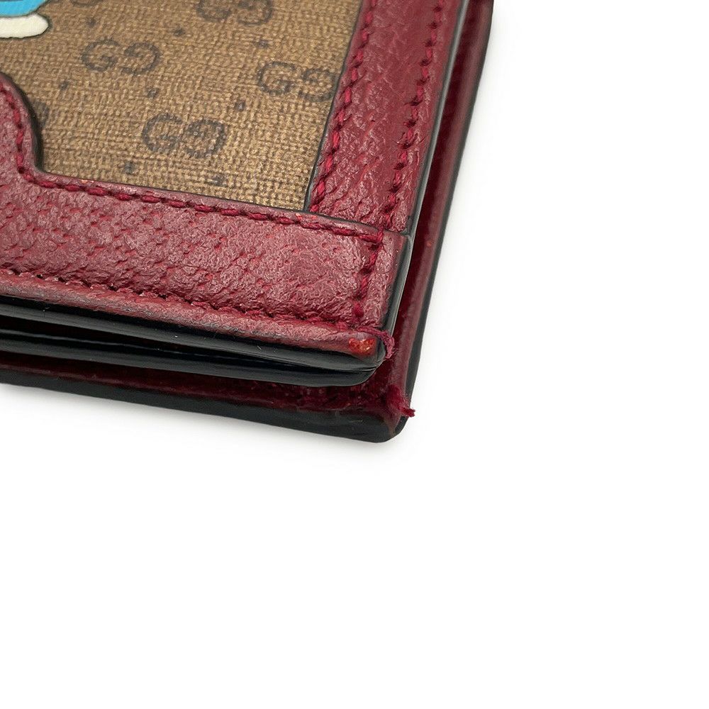 グッチ 財布 GGスプリーム ミニウォレット カードケース 647788 GUCCI コンパクトウォレット ドラえもん コラボ
