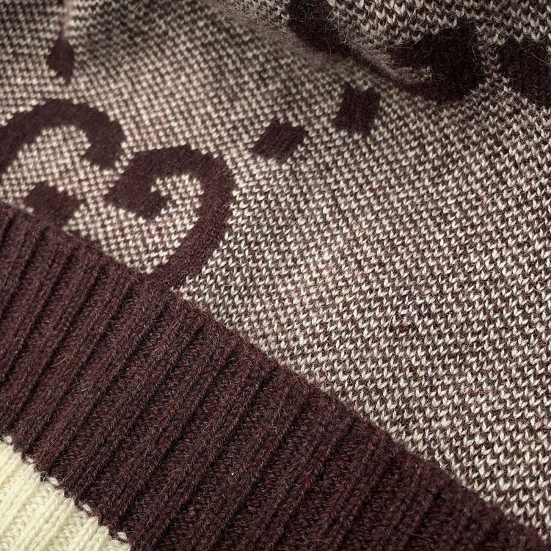 グッチ ニット帽 GGロゴ 676827 カシミヤ サイズＭ GUCCI 帽子