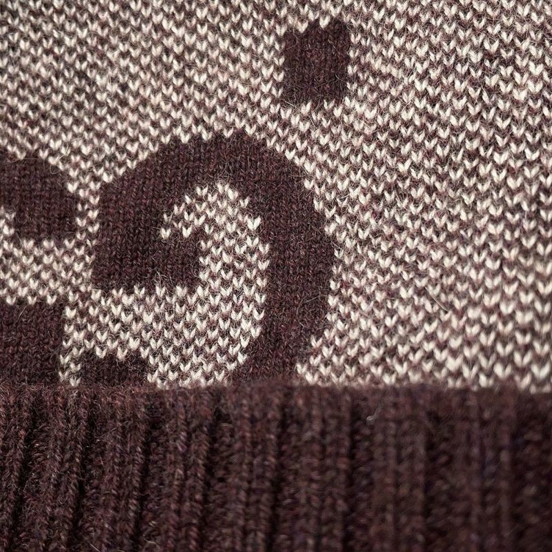 グッチ ニット帽 GGロゴ 676827 カシミヤ サイズＭ GUCCI 帽子