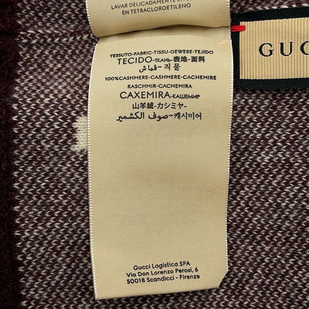 グッチ ニット帽 GGロゴ 676827 カシミヤ サイズＭ GUCCI 帽子