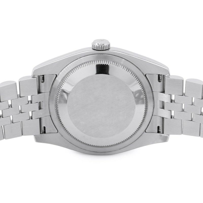 ロレックス デイトジャスト36 G番 SS/K18 116234 ROLEX 腕時計 ブラックコンセントリック文字盤