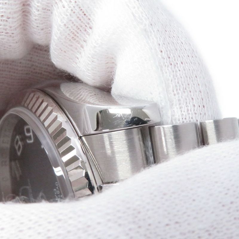 ロレックス デイトジャスト36 G番 SS/K18 116234 ROLEX 腕時計 ブラックコンセントリック文字盤