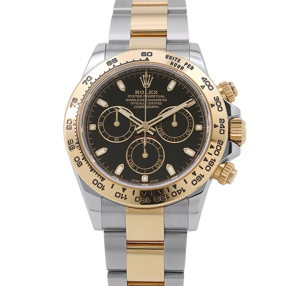 ロレックス デイトナ コンビ SS/K18YG 116503 ROLEX 腕時計 黒文字盤