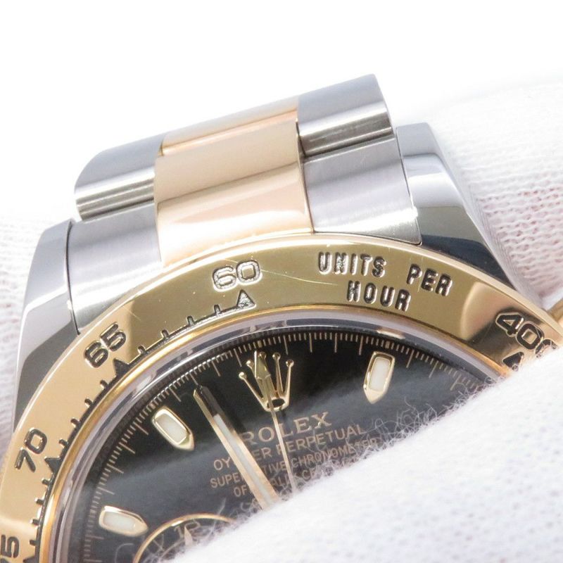 ロレックス デイトナ コンビ SS/K18YG 116503 ROLEX 腕時計 黒文字盤