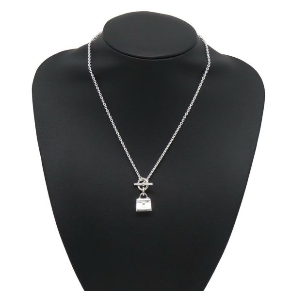 エルメス ネックレス アミュレット バーキン SV925シルバー HERMES ジュエリー ペンダント