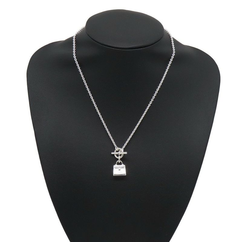 エルメス ネックレス アミュレット バーキン SV925シルバー HERMES ジュエリー ペンダント