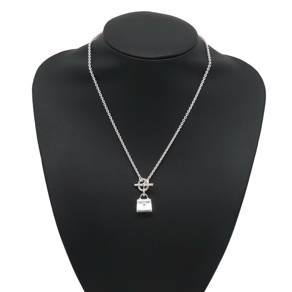 エルメス ネックレス アミュレット バーキン SV925シルバー HERMES ジュエリー ペンダント