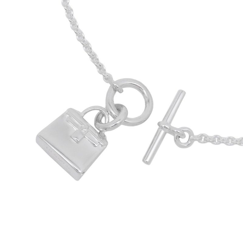 エルメス ネックレス アミュレット バーキン SV925シルバー HERMES ジュエリー ペンダント