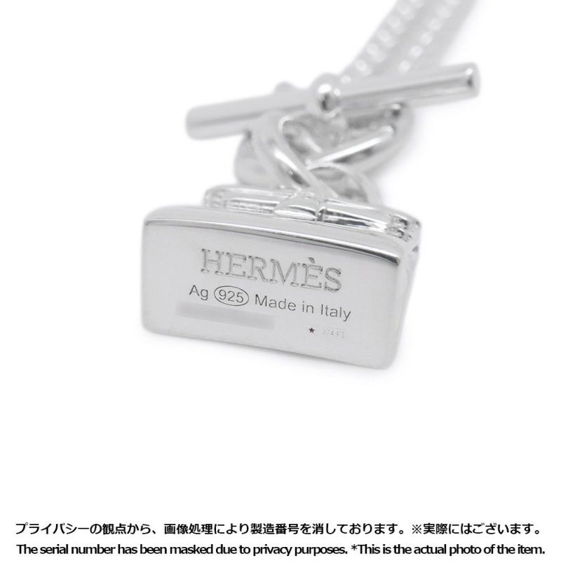 エルメス ネックレス アミュレット バーキン SV925シルバー HERMES ジュエリー ペンダント