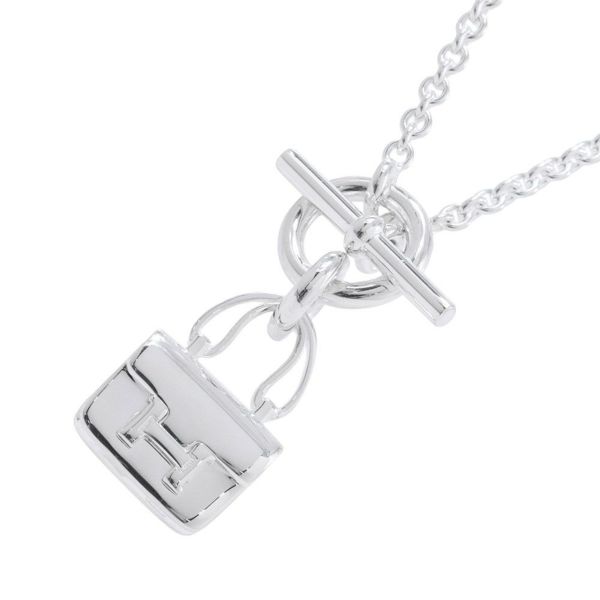 エルメス ネックレス アミュレット コンスタンス ペンダント ネックレス SV925シルバー HERMES ジュエリー