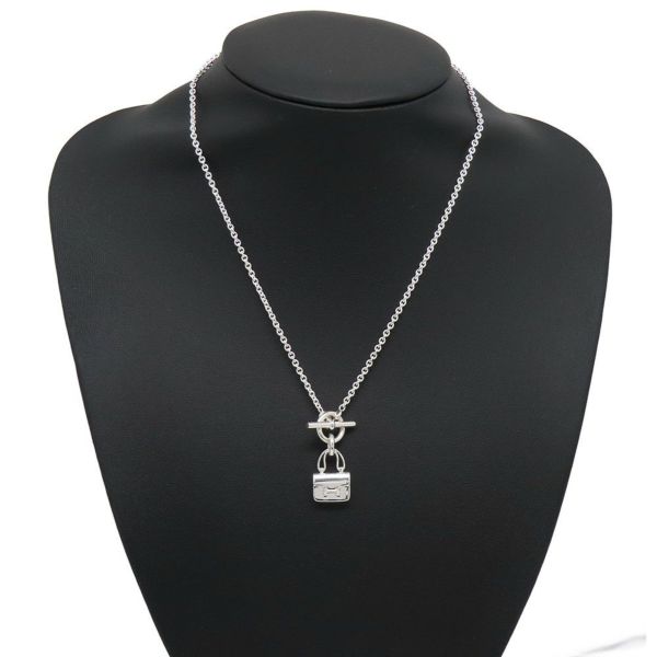 エルメス ネックレス アミュレット コンスタンス ペンダント ネックレス SV925シルバー HERMES ジュエリー