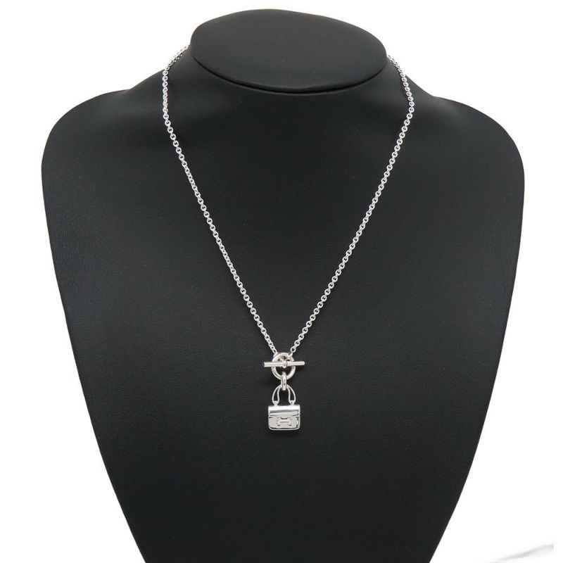 エルメス ネックレス アミュレット コンスタンス ペンダント ネックレス SV925シルバー HERMES ジュエリー