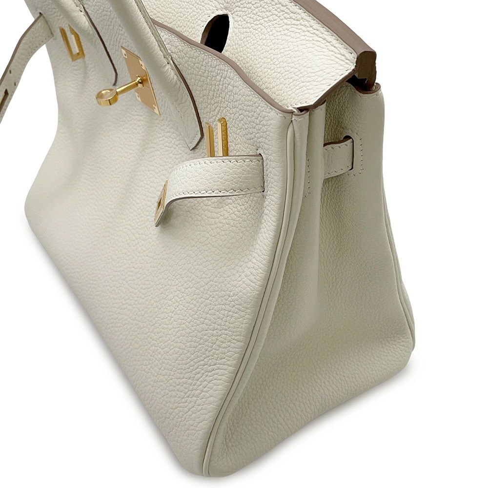 エルメス バーキン30 マッシュルーム/ゴールド金具 トゴ B刻印 HERMES Birkin ハンドバッグ