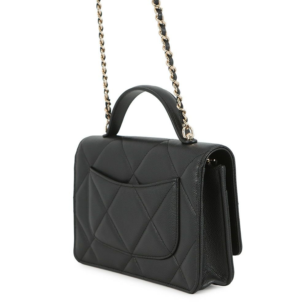 シャネル チェーンウォレット マトラッセ ココマーク AP4931 CHANEL 2025/26年秋冬 財布 黒