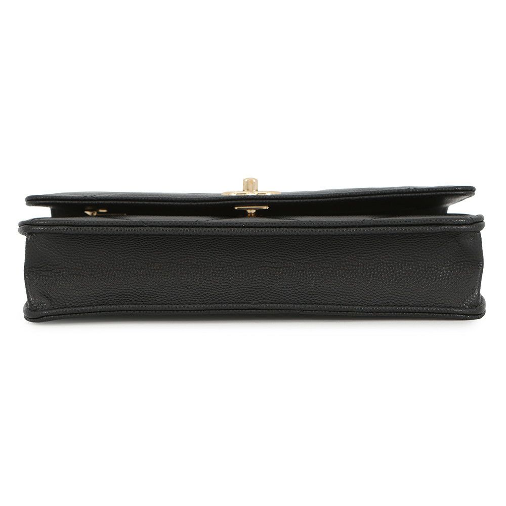 シャネル チェーンウォレット マトラッセ ココマーク AP4931 CHANEL 2025/26年秋冬 財布 黒