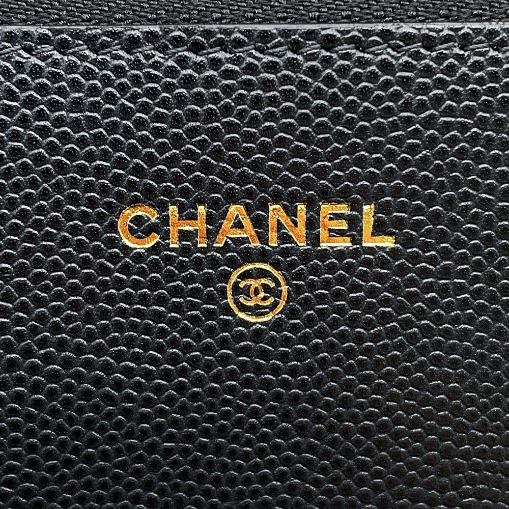 シャネル チェーンウォレット マトラッセ ココマーク AP4931 CHANEL 2025/26年秋冬 財布 黒