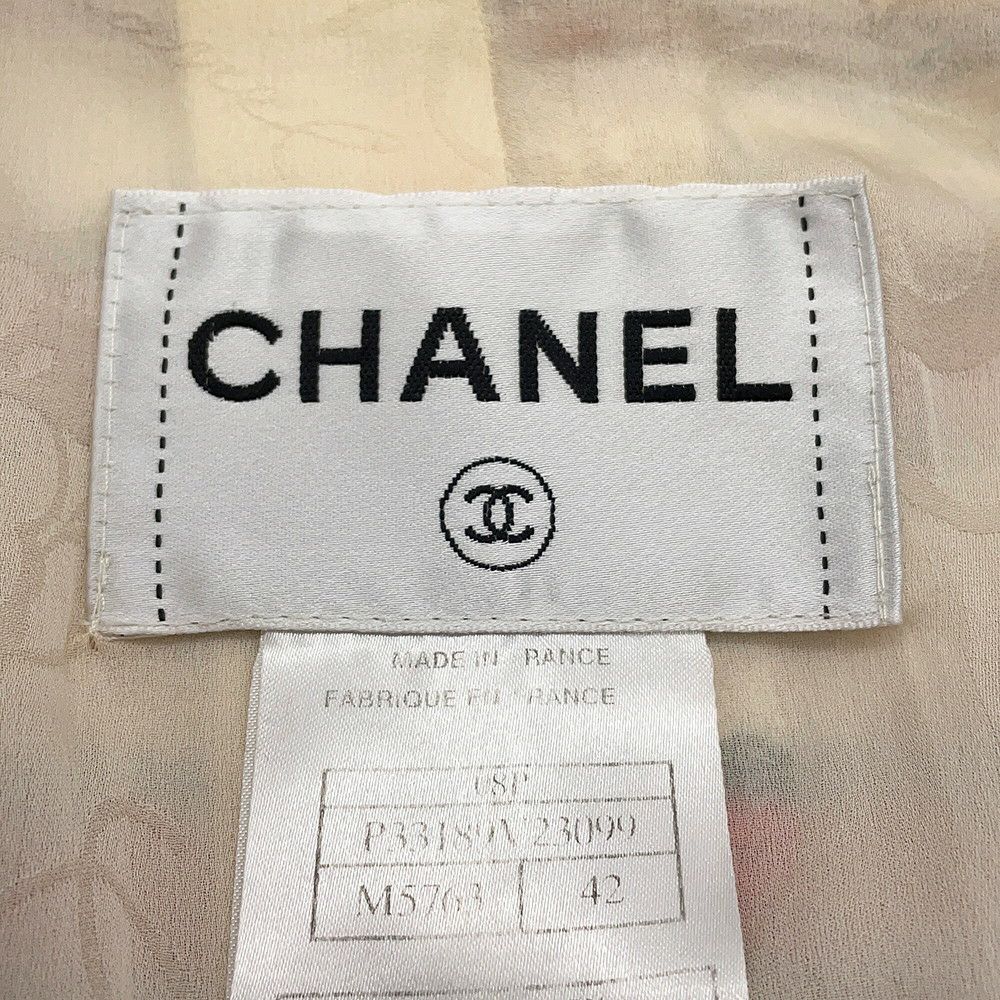 シャネル ジャケット ツイード ストライプ レディースサイズ42 P33189 CHANEL アパレル アウター