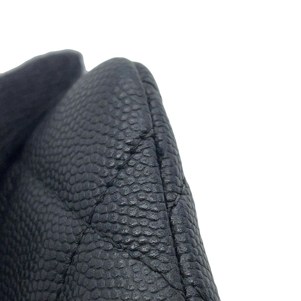 シャネル コインケース マトラッセ ココマーク キャビアスキン AP2061 CHANEL 財布 小銭入れ 黒