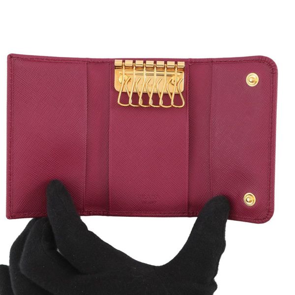 プラダ キーケース サフィアーノ 6連 レザー 1M0222 PRADA