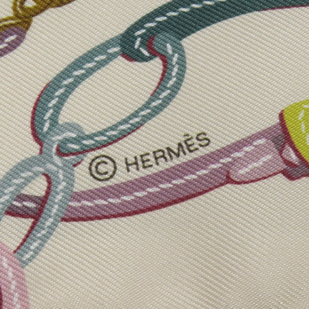 エルメス スカーフ ツイリー ブリッド・ドゥ・ガラアップリケピケ HERMES シルク 2023春夏
