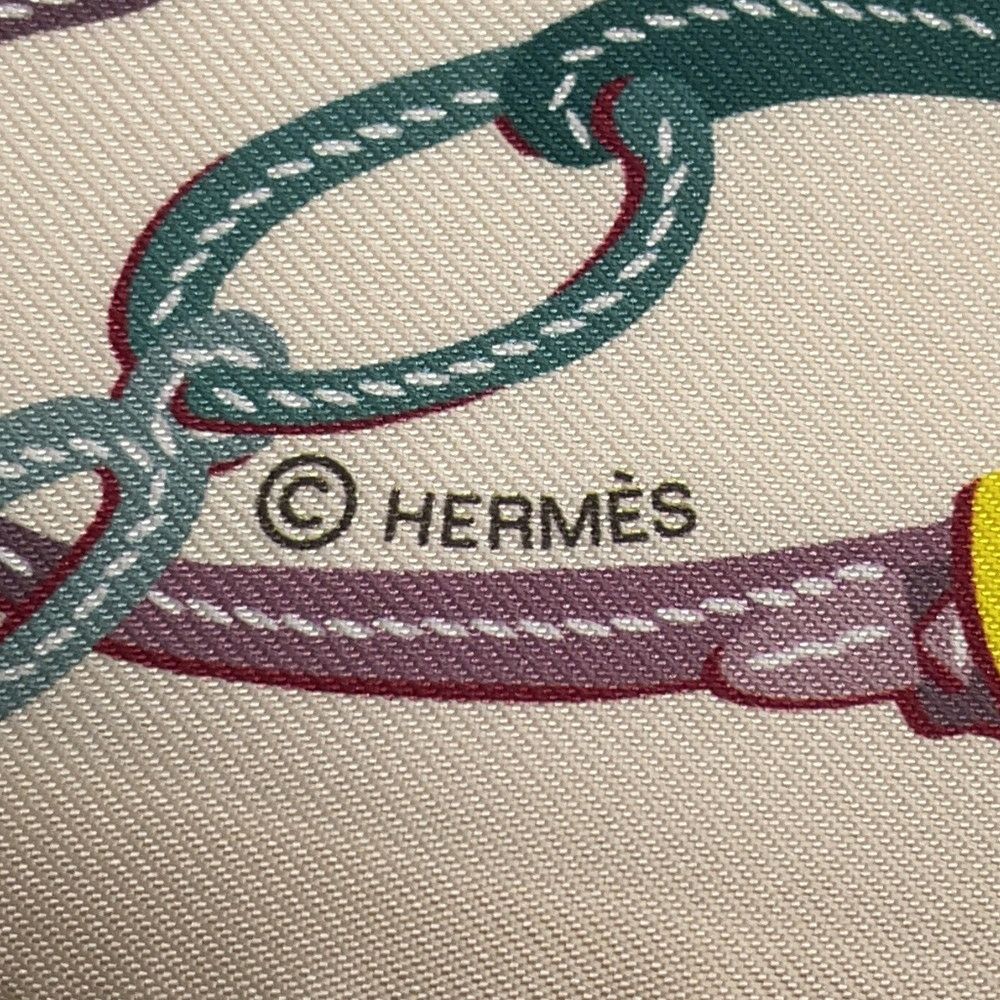 エルメス スカーフ ツイリー ブリッド・ドゥ・ガラアップリケピケ HERMES シルク 2023春夏