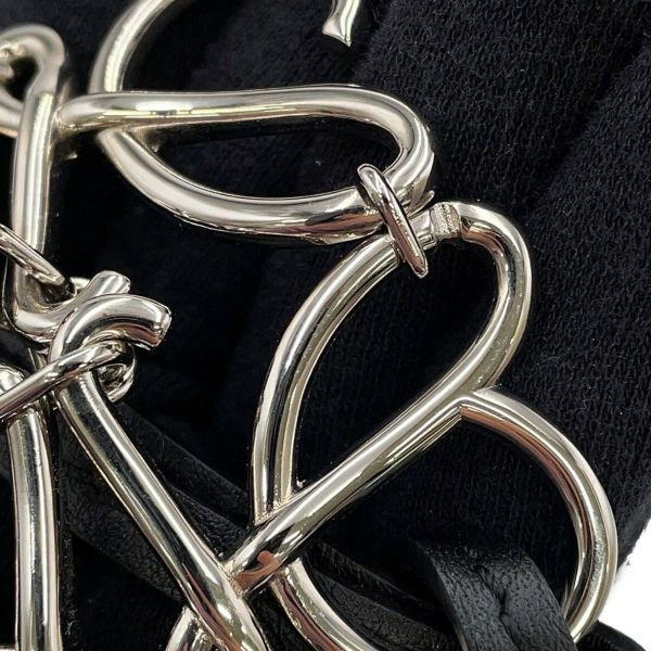 ロエベ バッグチャーム アナグラム レザー C821232X02 LOEWE 黒