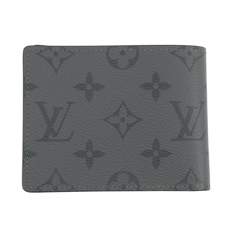 ルイヴィトン 二つ折り財布 モノグラム・エクリプス リバース ポルトフォイユ・スレンダー M80906 LOUIS VUITTON ブラック 黒