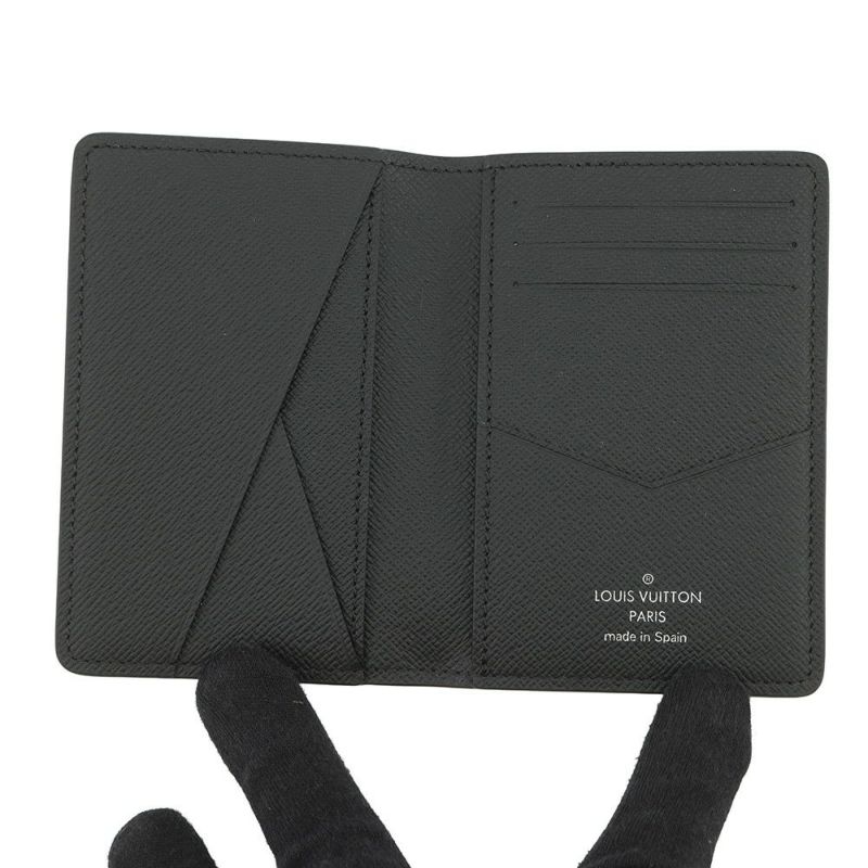ルイヴィトン カードケース モノグラム・エクリプス オーガナイザー・ドゥ ポッシュ M61696 LOUIS VUITTON 名刺入れ メンズ 黒