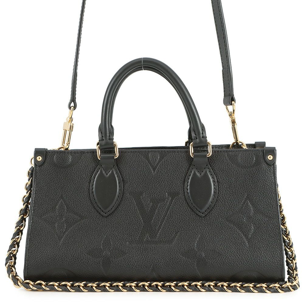 ルイヴィトン ハンドバッグ モノグラム・アンプラント オンザゴー EW M23640 LOUIS VUITTON 3way 黒 ブラック