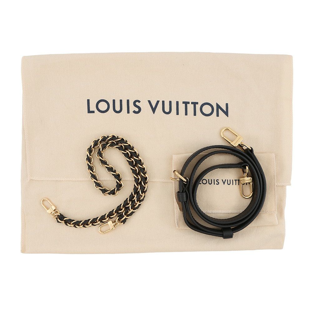 ルイヴィトン ハンドバッグ モノグラム・アンプラント オンザゴー EW M23640 LOUIS VUITTON 3way 黒 ブラック