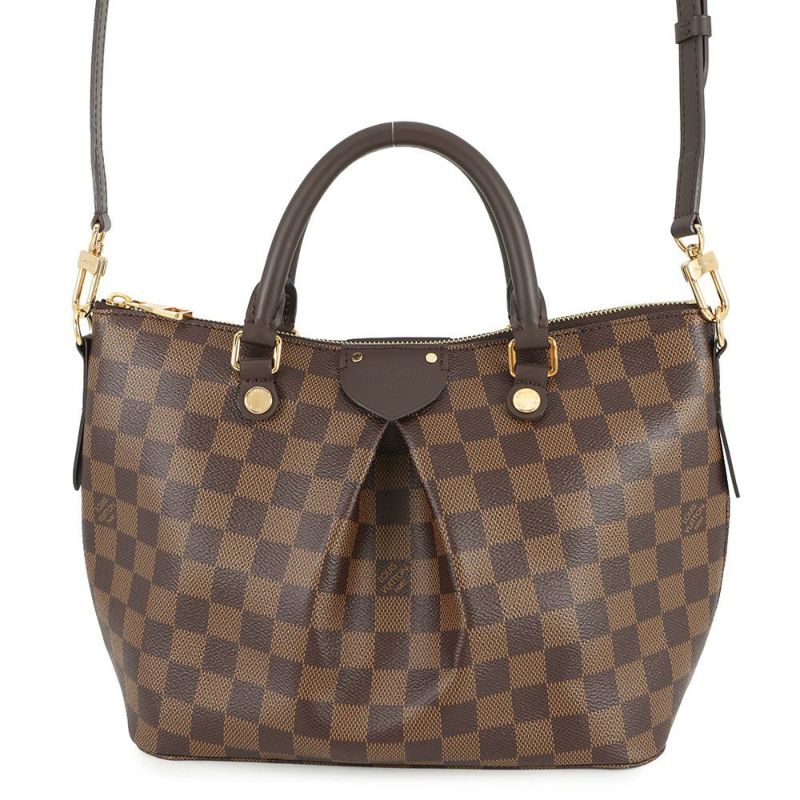 ルイヴィトン ハンドバッグ ダミエ・エベヌ シエナPM N41545 LOUIS VUITTON ヴィトン バッグ 2wayショルダーバッグ