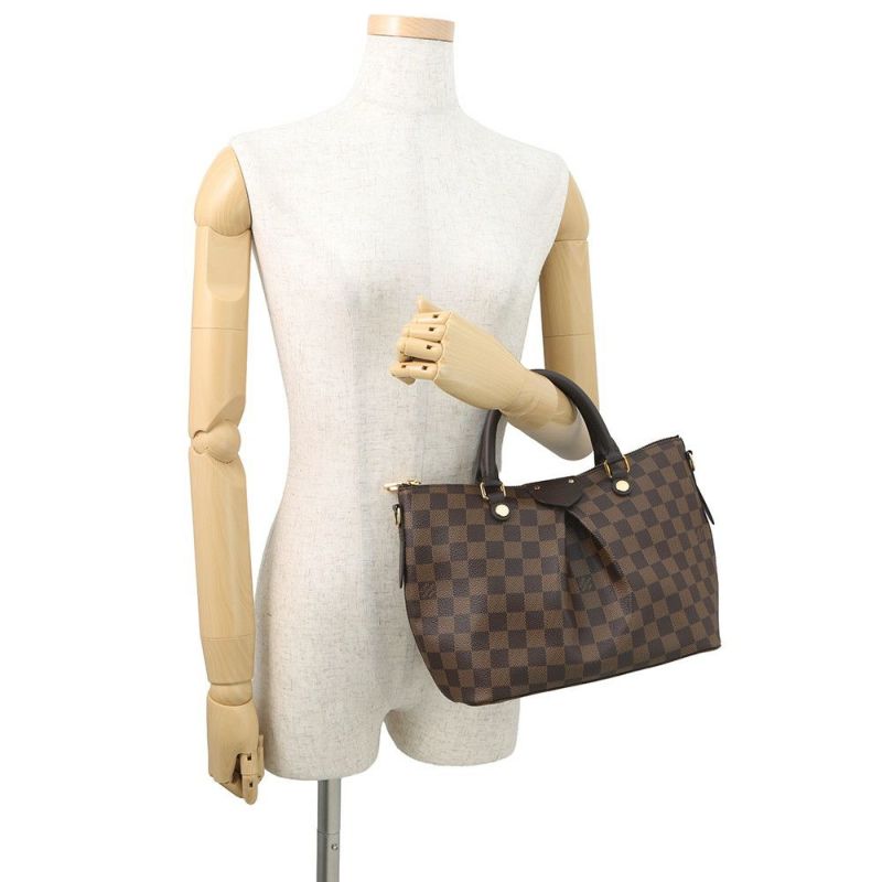 ルイヴィトン ハンドバッグ ダミエ・エベヌ シエナPM N41545 LOUIS VUITTON ヴィトン バッグ 2wayショルダーバッグ