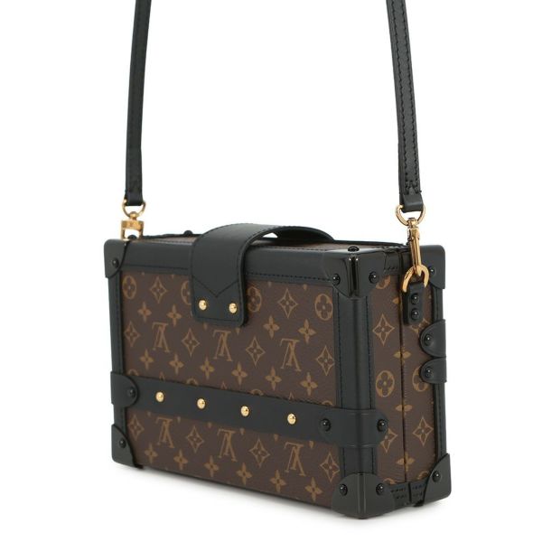 ルイヴィトン ショルダーバッグ モノグラム プティット・マル M45943 LOUIS VUITTON 2wayクラッチバッグ ブラック 黒