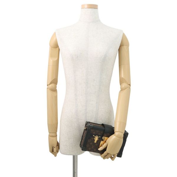 ルイヴィトン ショルダーバッグ モノグラム プティット・マル M45943 LOUIS VUITTON 2wayクラッチバッグ ブラック 黒