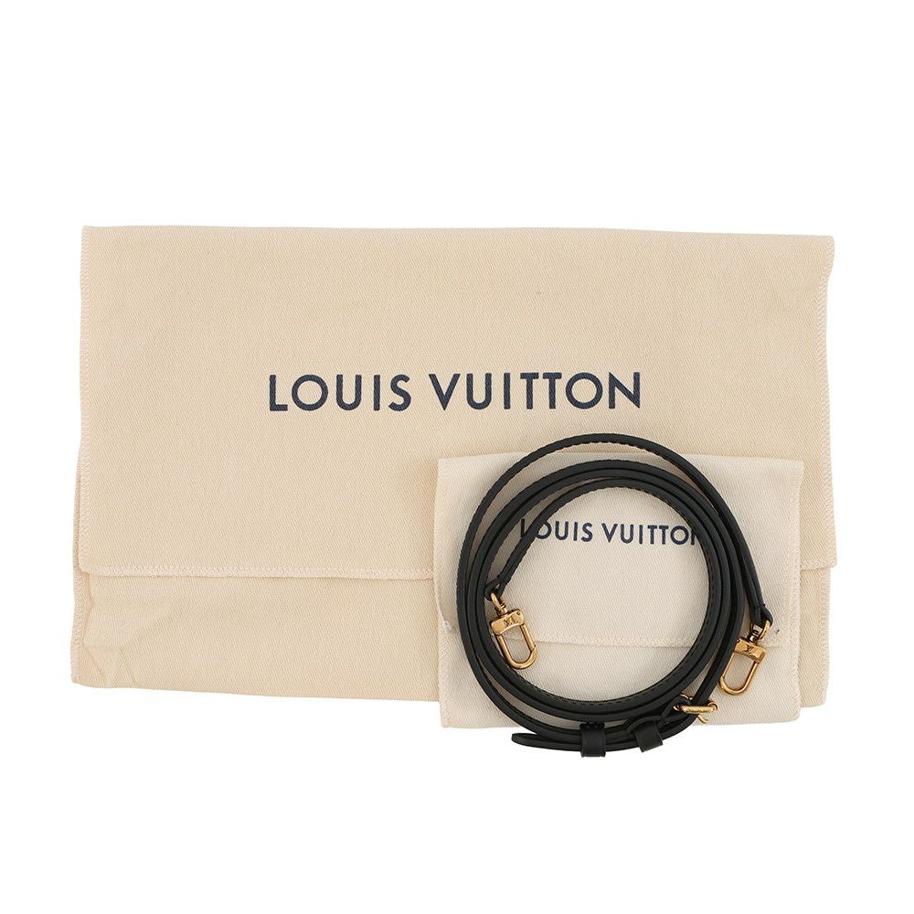 ルイヴィトン ショルダーバッグ モノグラム プティット・マル M45943 LOUIS VUITTON 2wayクラッチバッグ ブラック 黒