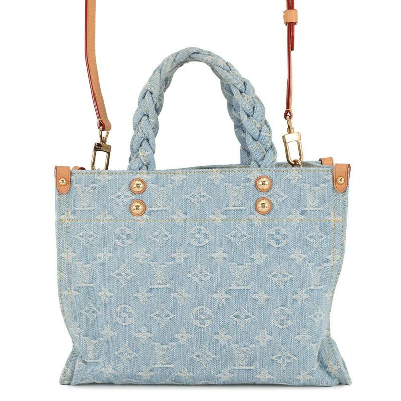 ルイヴィトン ハンドバッグ モノグラム・デニム レットゴー M24897 LOUIS VUITTON 2wayショルダーバッグ